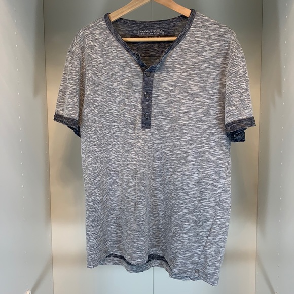 Banana Republic The Slim Fit Slub Tee Size Large
